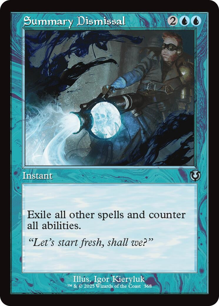 Image for Summary Dismissal (Retro Frame) (368) (Innistrad Remastered) - Magic: The Gathering