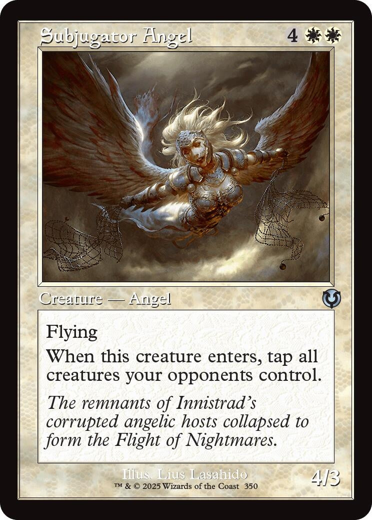 Image for Subjugator Angel (Retro Frame) (350) (Innistrad Remastered) - Magic: The Gathering
