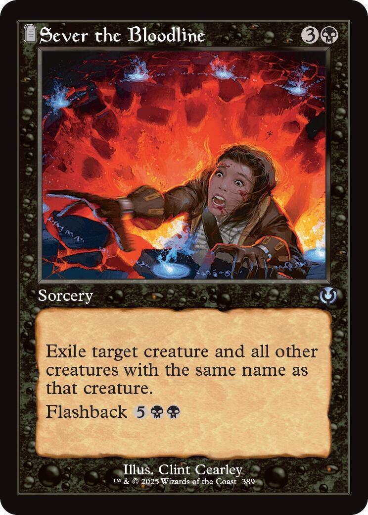 Image for Sever the Bloodline (Retro Frame) (389) (Innistrad Remastered) - Magic: The Gathering
