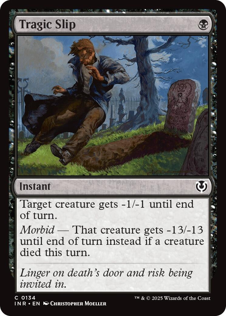 Image for Tragic Slip (134) (Innistrad Remastered) - Magic: The Gathering