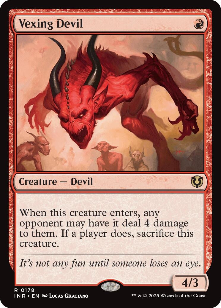 Image for Vexing Devil (178) (Innistrad Remastered) - Magic: The Gathering