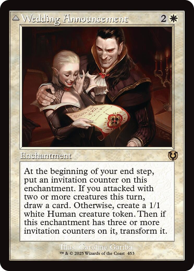 Image for Wedding Announcement (Retro Frame) (453) (Innistrad Remastered) - Magic: The Gathering