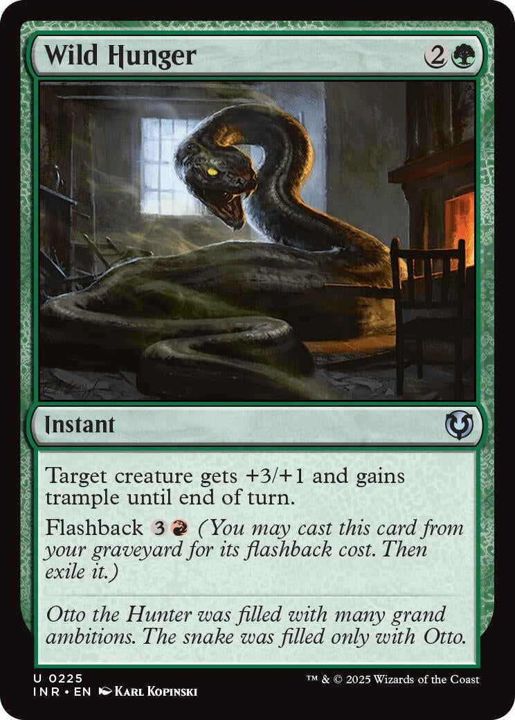 Image for Wild Hunger (225) (Innistrad Remastered) - Magic: The Gathering