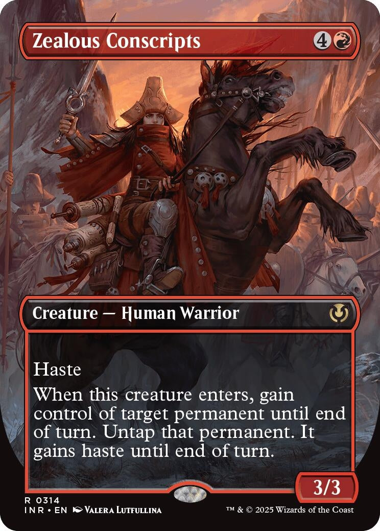 Image for Zealous Conscripts (Borderless) (314) (Innistrad Remastered) - Magic: The Gathering