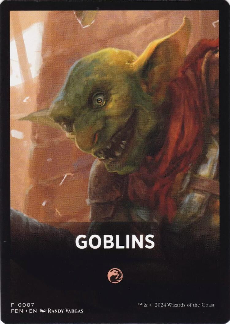 Image for Goblins Theme Card (7) (Foundations) - Magic: The Gathering