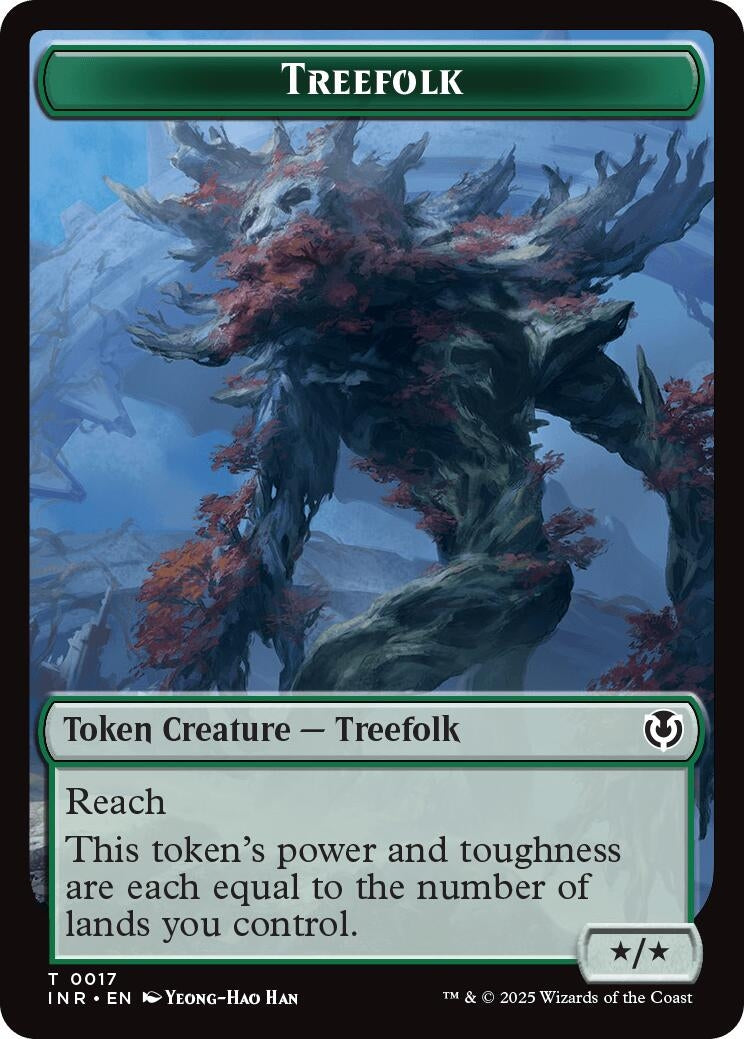 Image for Treefolk // Emblem - Wrenn and Seven Double-Sided Token (17 // 27) (Innistrad Remastered) - Magic: The Gathering