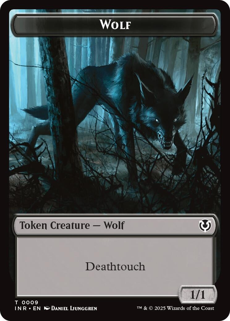 Image for Wolf (0009) // Wolf (0018) Double-Sided Token (9 // 18) (Innistrad Remastered) - Magic: The Gathering