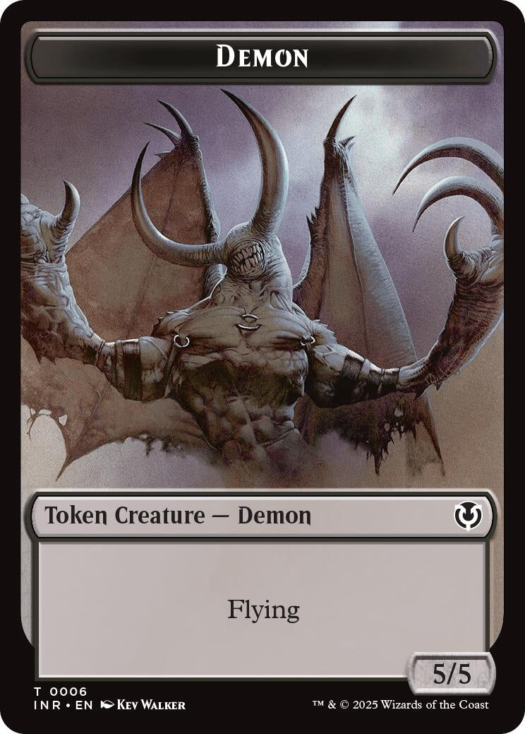 Image for Demon // Human Cleric Double-Sided Token (6 // 19) (Innistrad Remastered) - Magic: The Gathering