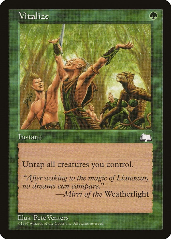 Image for Vitalize (Weatherlight) (WTH) - Magic: The Gathering