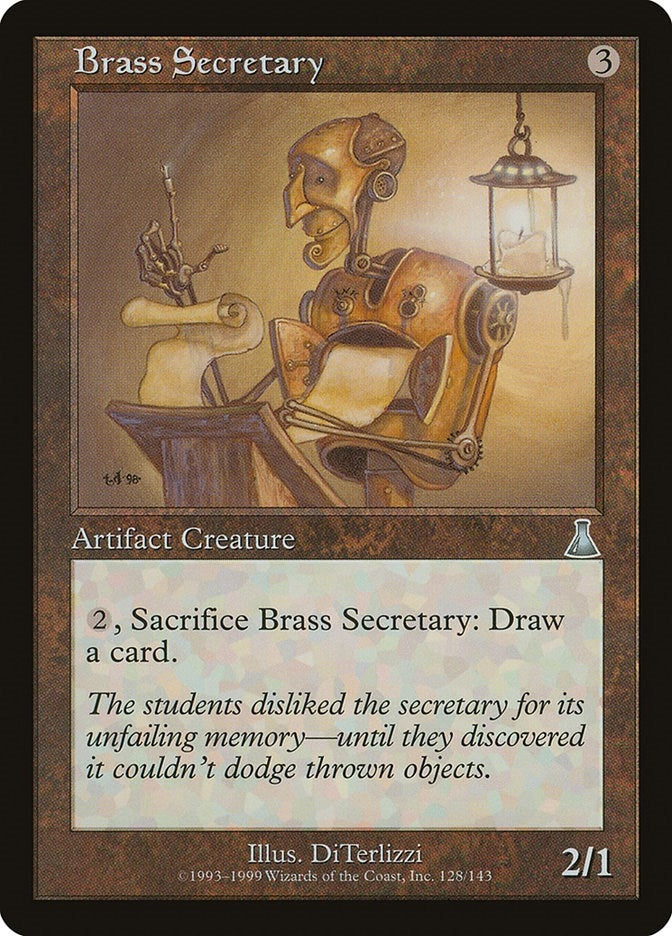 Image for Brass Secretary (128) (Urza's Destiny) - Magic: The Gathering