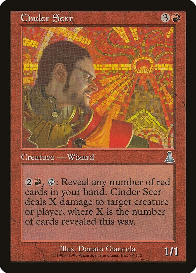 Image for Cinder Seer (78) (Urza's Destiny) - Magic: The Gathering
