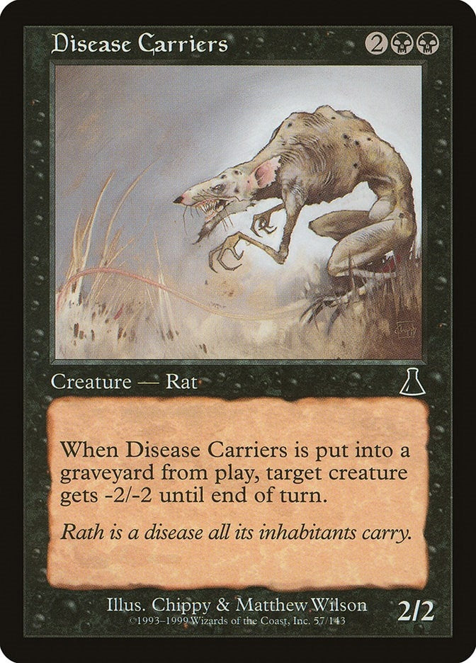 Image for Disease Carriers (57) (Urza's Destiny) - Magic: The Gathering