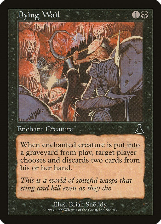 Image for Dying Wail (58) (Urza's Destiny) - Magic: The Gathering