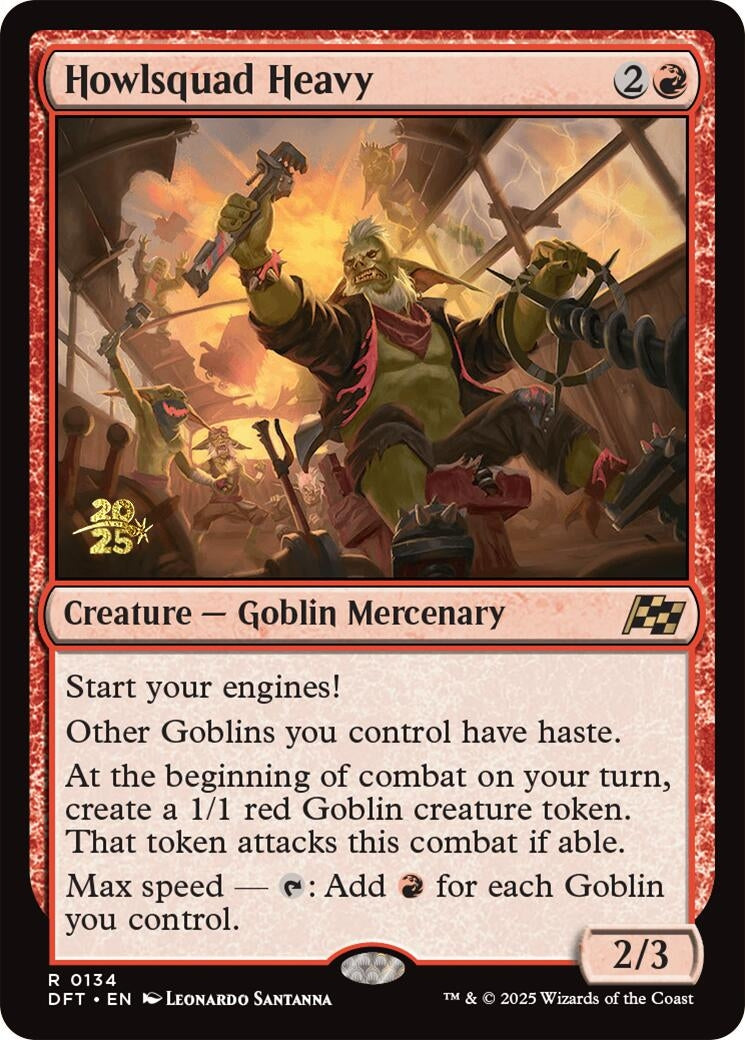 Image for Howlsquad Heavy (134) (Prerelease Cards) (PRE) - Magic: The Gathering