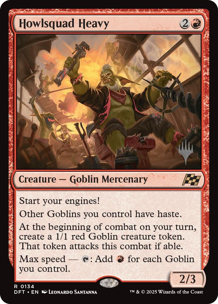 Image for Howlsquad Heavy (134) (Promo Pack: Aetherdrift) (PPDFT) - Magic: The Gathering
