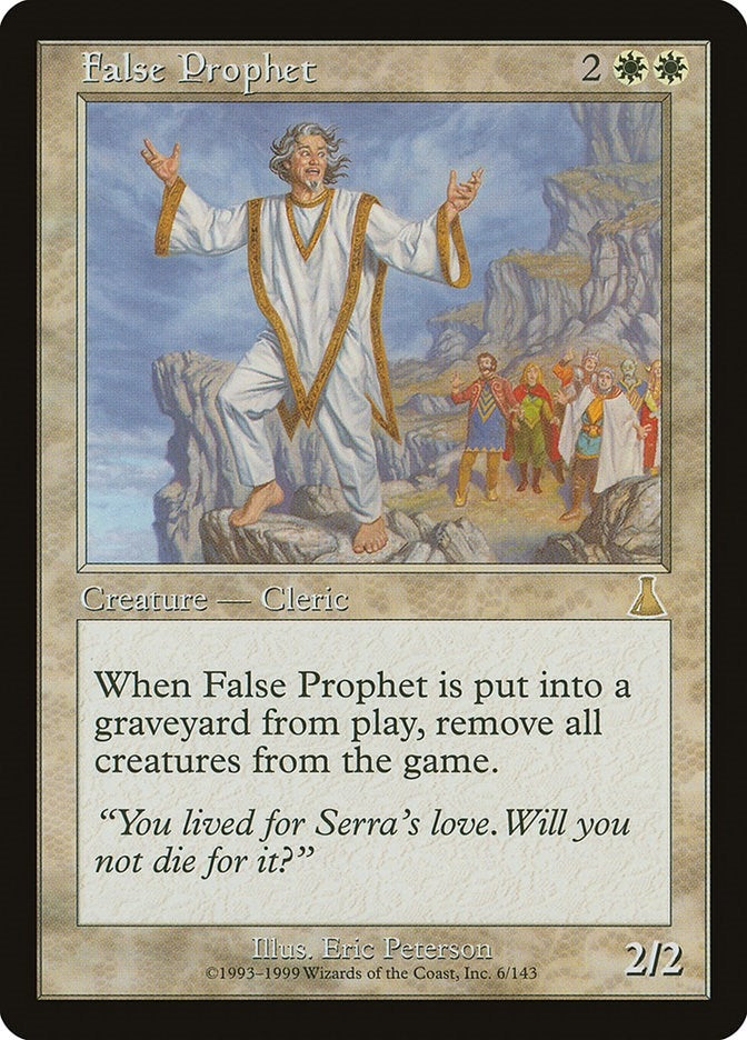 Image for False Prophet (6) (Urza's Destiny) - Magic: The Gathering