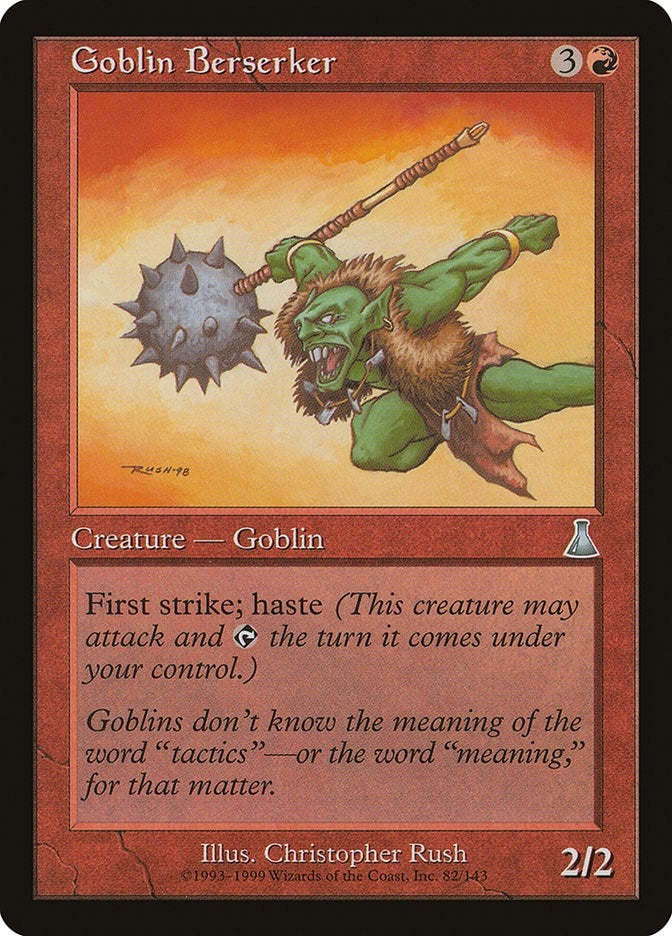Image for Goblin Berserker (82) (Urza's Destiny) - Magic: The Gathering
