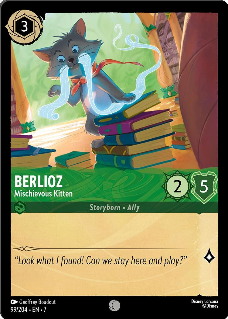 Berlioz - Mischievous Kitten (99/204) (Archazia's Island)