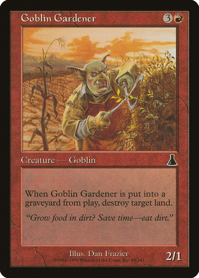Image for Goblin Gardener (84) (Urza's Destiny) - Magic: The Gathering