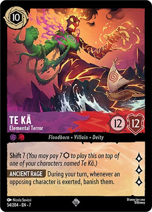 Te Ka - Elemental Terror (54/204) (Archazia's Island)