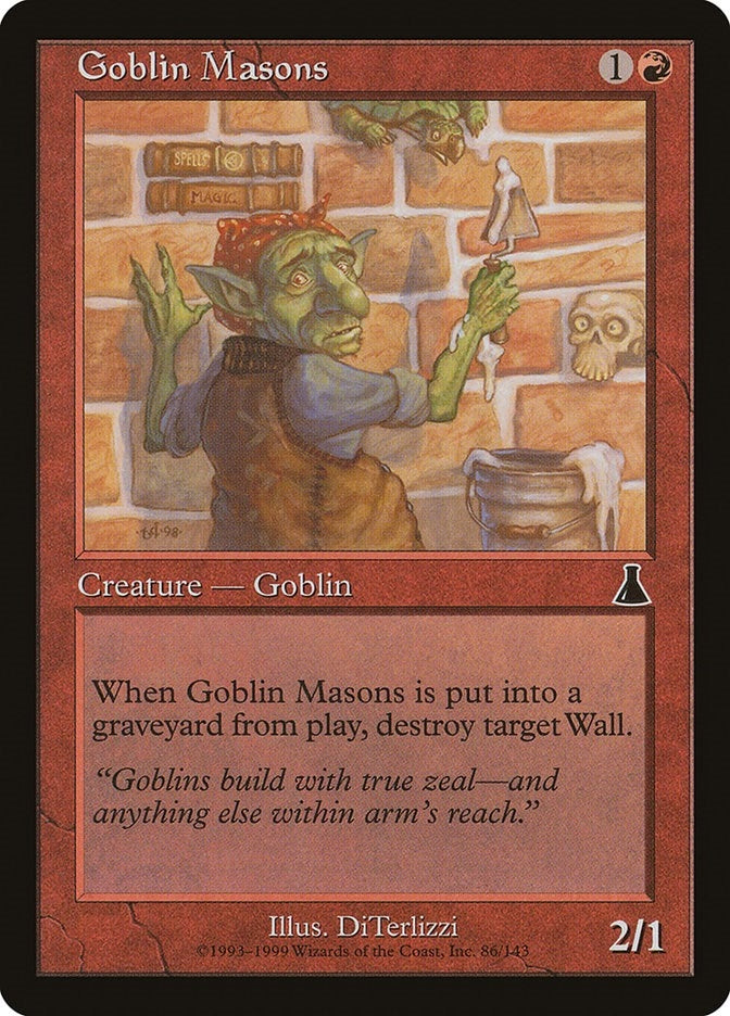 Image for Goblin Masons (86) (Urza's Destiny) - Magic: The Gathering