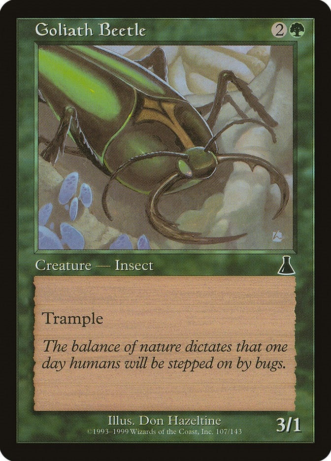Image for Goliath Beetle (107) (Urza's Destiny) - Magic: The Gathering