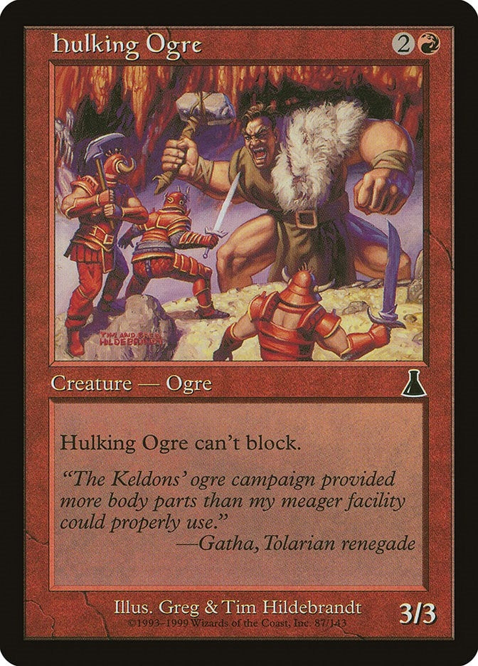 Image for Hulking Ogre (87) (Urza's Destiny) - Magic: The Gathering