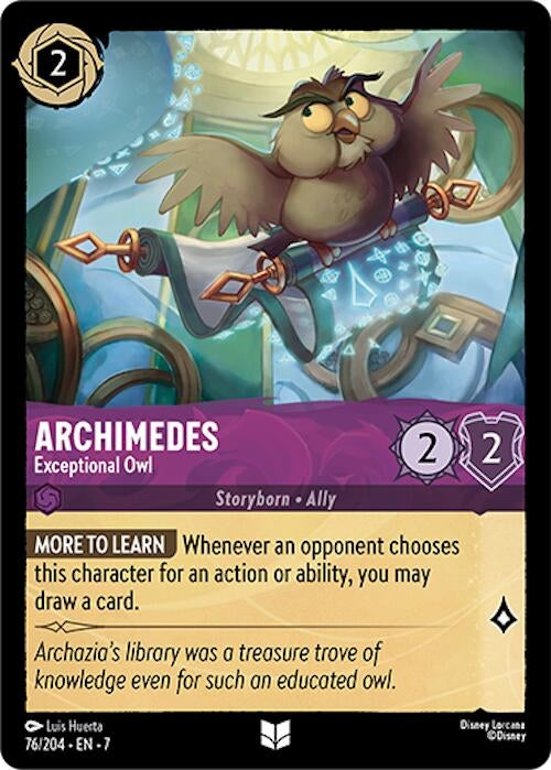 Archimedes - Exceptional Owl (76/204) (Archazia's Island)