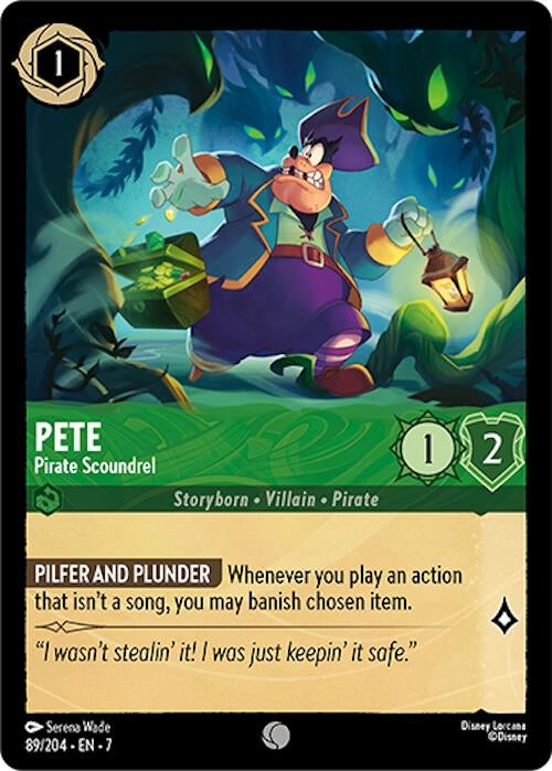 Pete - Pirate Scoundrel (89/204) (Archazia's Island)