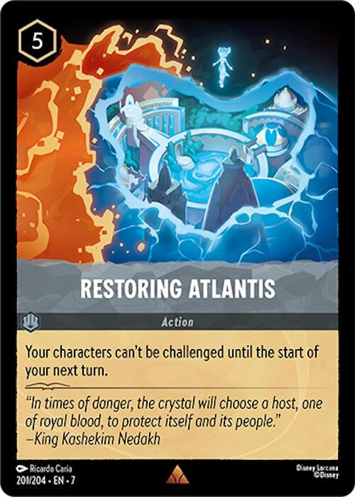 Image for Restoring Atlantis (201/204) (Archazia's Island) - Disney Lorcana