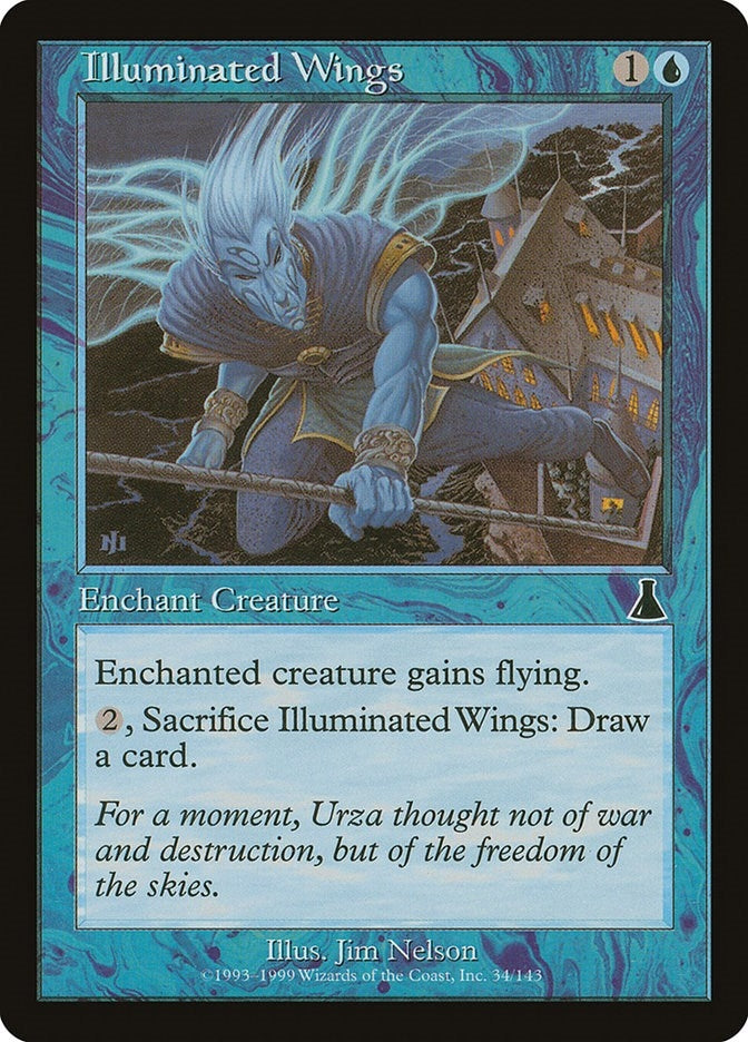 Image for Illuminated Wings (34) (Urza's Destiny) - Magic: The Gathering