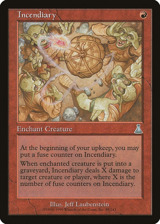Image for Incendiary (89) (Urza's Destiny) - Magic: The Gathering