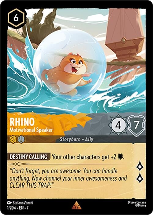 Rhino - Motivational Speaker (1/204) (Archazia's Island)