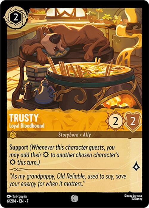 Trusty - Loyal Bloodhound (6/204) (Archazia's Island)