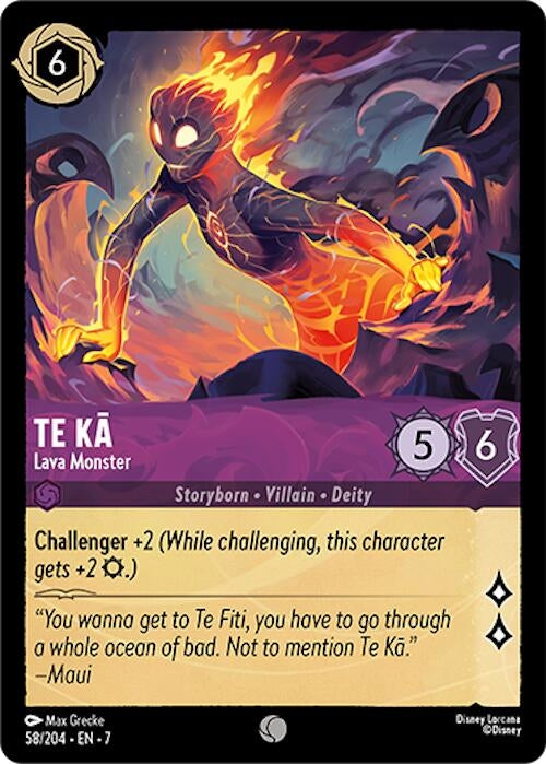 Te Ka - Lava Monster (58/204) (Archazia's Island)