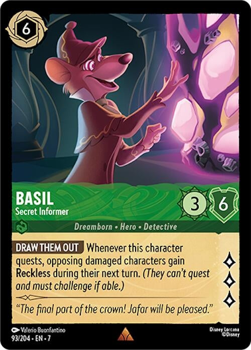 Basil - Secret Informer (93/204) (Archazia's Island)