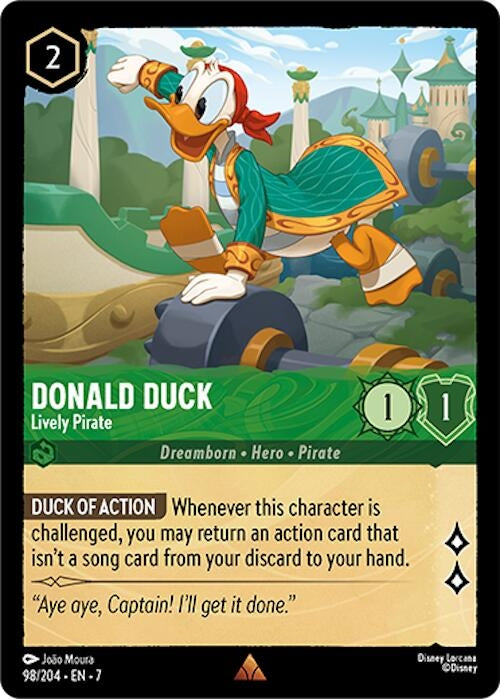 Donald Duck - Lively Pirate (98/204) (Archazia's Island)