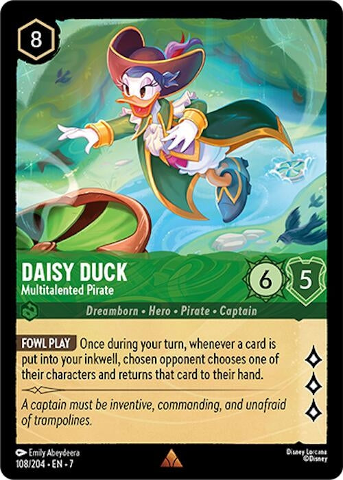 Daisy Duck - Multitalented Pirate (108/204) (Archazia's Island)