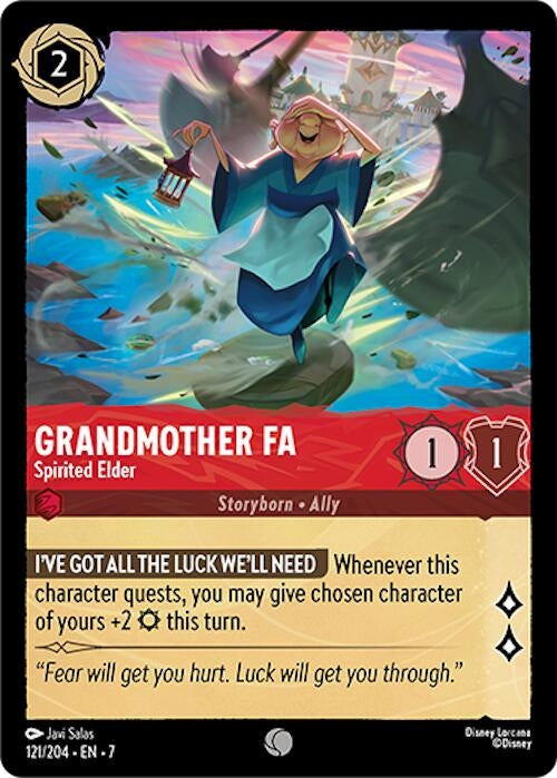 Grandmother Fa - Spirited Elder (121/204) (Archazia's Island)