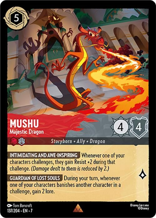 Mushu - Majestic Dragon (137/204) (Archazia's Island)