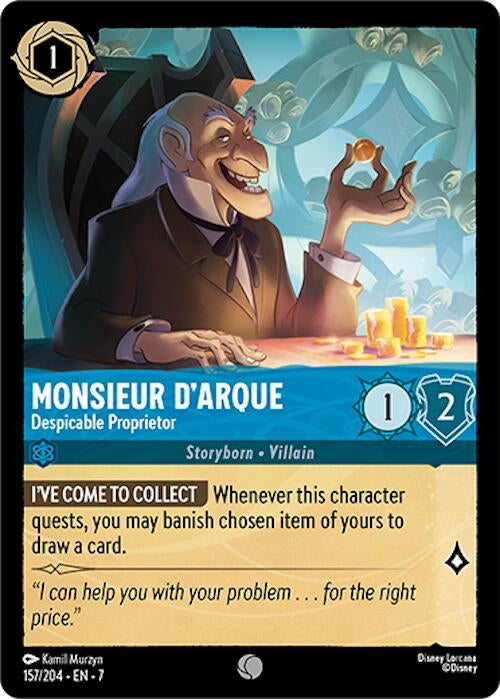Monsieur D'Arque - Despicable Proprietor (157/204) (Archazia's Island)