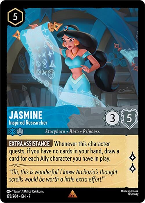 Jasmine - Inspired Researcher (173/204) (Archazia's Island)