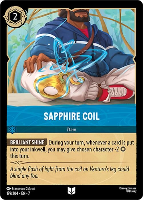 Sapphire Coil (179/204) (Archazia's Island)