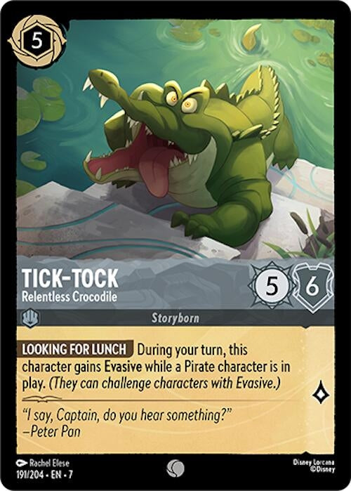 Tick-Tock - Relentless Crocodile (191/204) (Archazia's Island)