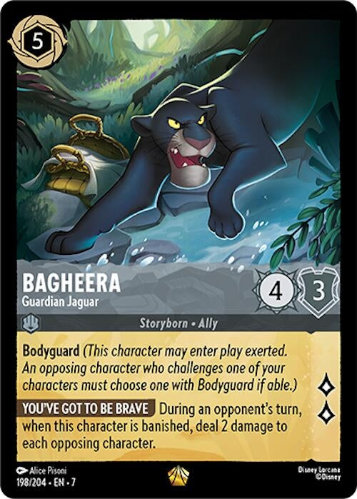 Image for Bagheera - Guardian Jaguar (198/204) (Archazia's Island) - Disney Lorcana