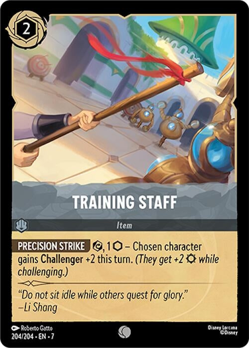 Image for Training Staff (204/204) (Archazia's Island) - Disney Lorcana
