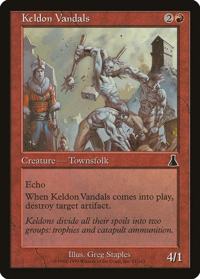 Image for Keldon Vandals (91) (Urza's Destiny) - Magic: The Gathering