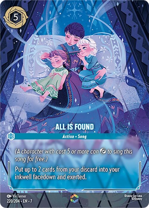 Image for All Is Found (Enchanted) (220/204) (Archazia's Island) - Disney Lorcana