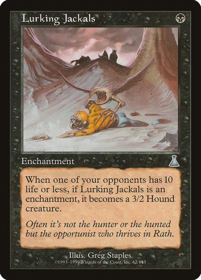 Image for Lurking Jackals (62) (Urza's Destiny) - Magic: The Gathering