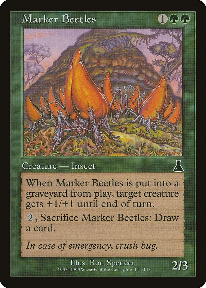 Image for Marker Beetles (112) (Urza's Destiny) - Magic: The Gathering